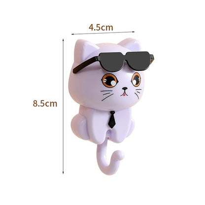 🕶️ Animacinių filmų katės raktų pakabukas