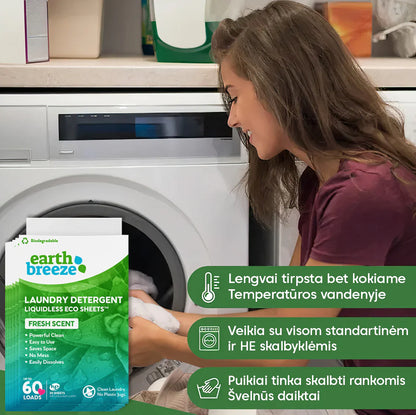 ECO SHEETS skalbimo lapelių pakuotė