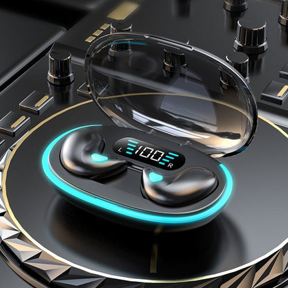 Kaulų laidumo Bluetooth ausinės miegui ir sportui – tvirtinimo būdas