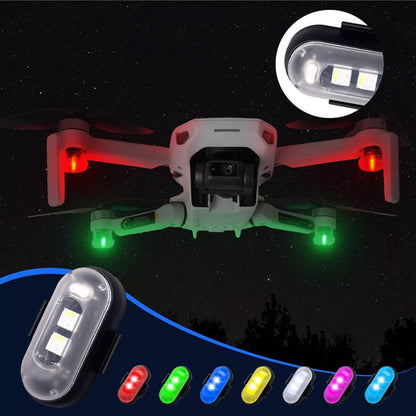 Belaidės RGB LED blykstės – blykstė ant keturračio