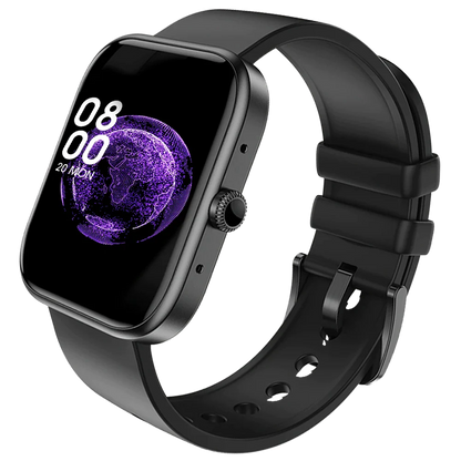 Juodas Ignite Smart Watch su silikonine apyranke