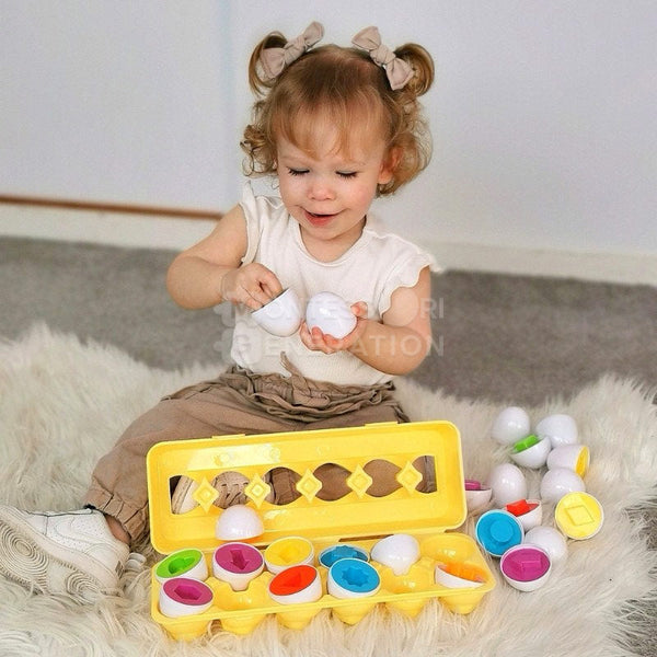 "Montessori" sujungiamųjų figūrėlių žaidimas – 12 figūrėlių rinkinys