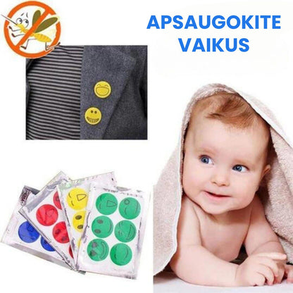 AntiJeuk™ - natūralūs pleistrai nuo uodų įkandimų (60vnt.) – šoninis vaizdas