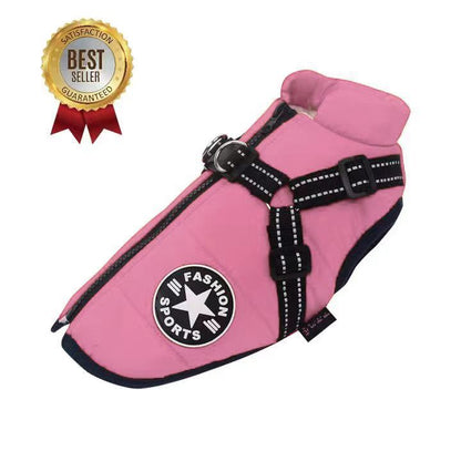 DogFashion™ neperšlampama žieminė striukė šunims – pakuotės turinys