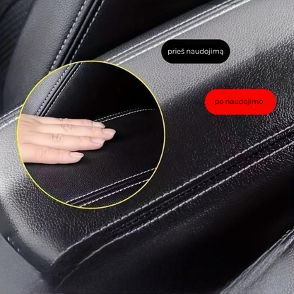 Odinių automobilių sėdynių priežiūros tepalas