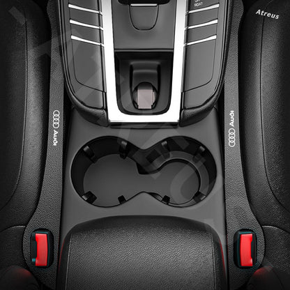 Automobilio sėdynės tarpo apsauga (2 vnt.) - smėlio spalvos užpildai prie konsolės