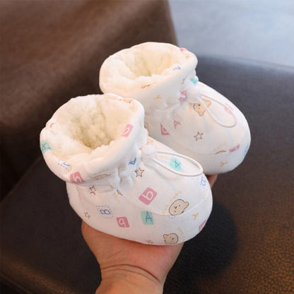 Šilti kūdikių batukai su kailiuku – apatinė dalis, 14cm (18-24men.) variantas