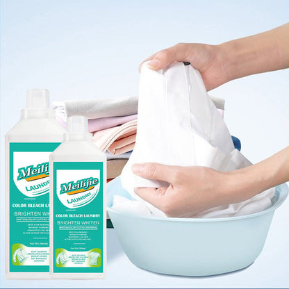 Skysta skalbimo priemonė spalvotiems audiniams 500 ml - priemonė ir skalbimas dubenyje