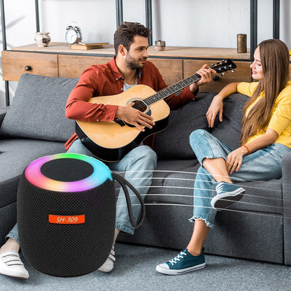Nešiojama Bluetooth kolonėlė su 360° garsu – priekinė pusė