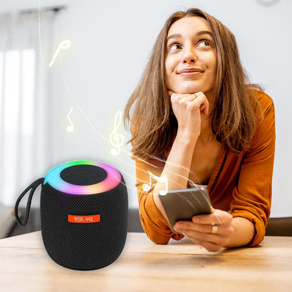 Nešiojama Bluetooth kolonėlė su 360° garsu – bendras vaizdas