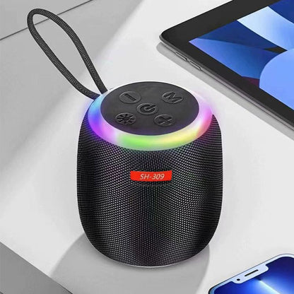 Nešiojama Bluetooth kolonėlė su 360° garsu – šoninis vaizdas