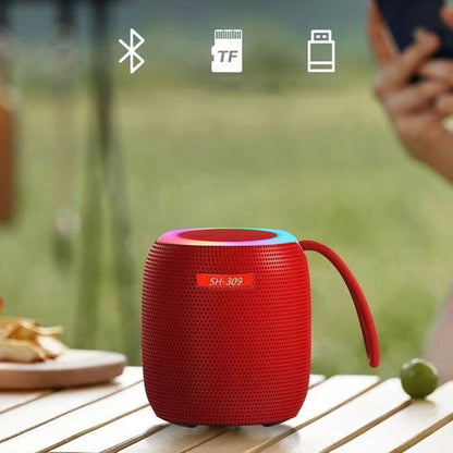 Nešiojama Bluetooth kolonėlė su 360° garsu – konstrukcijos detalė